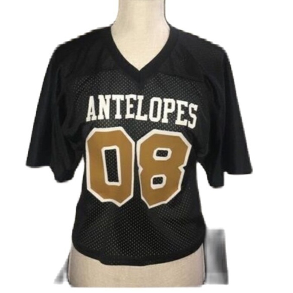 Teamwork Athletic Apparel Jersey Black & Gold Women’s Small Sanderson Number 8